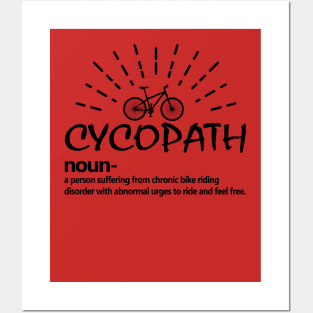 Definition Of A Bicycle Rider MTB Posters and Art